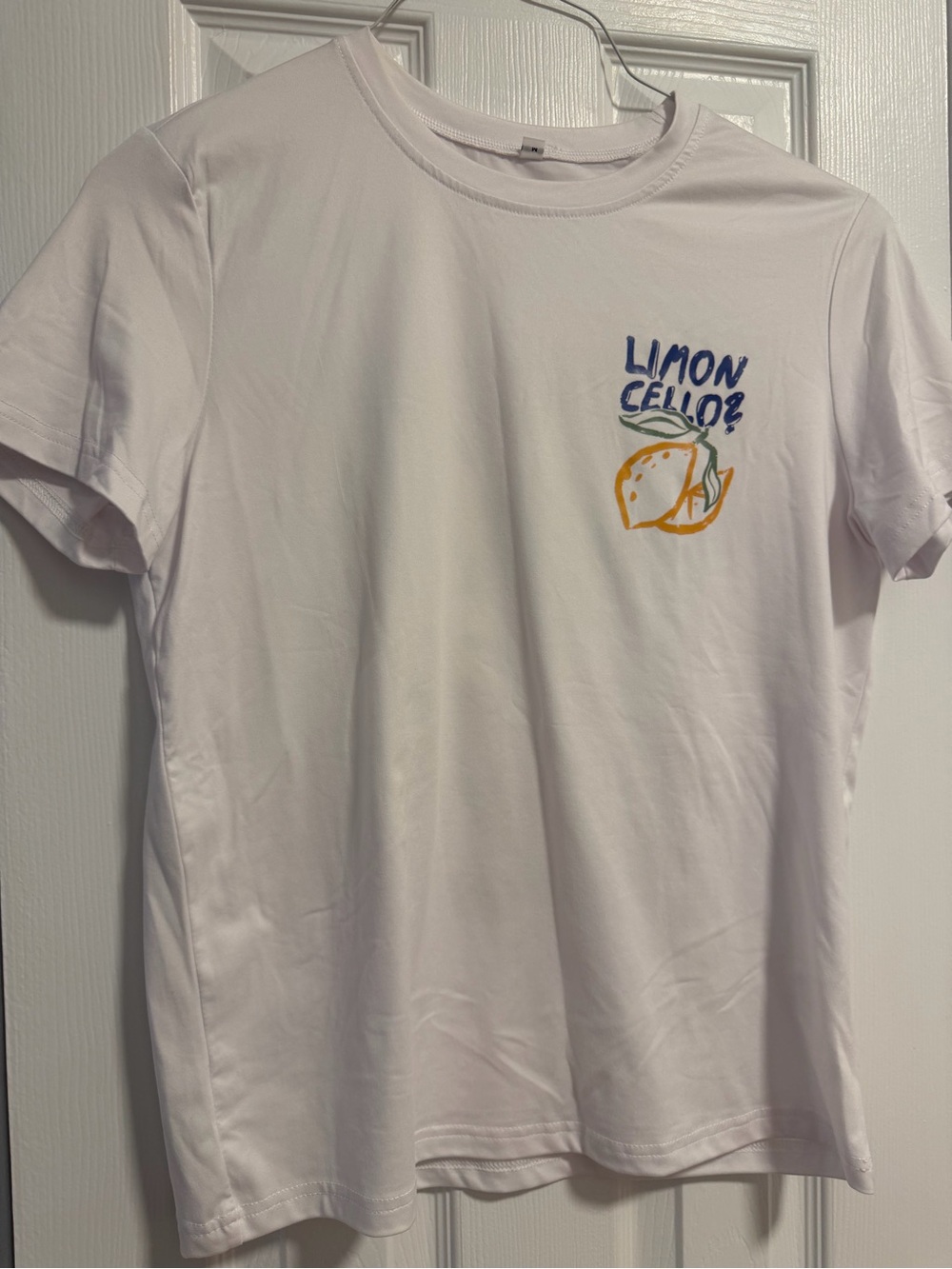 Graphic Lemon Short Sleeve Tee in White - Picture 3 of 4